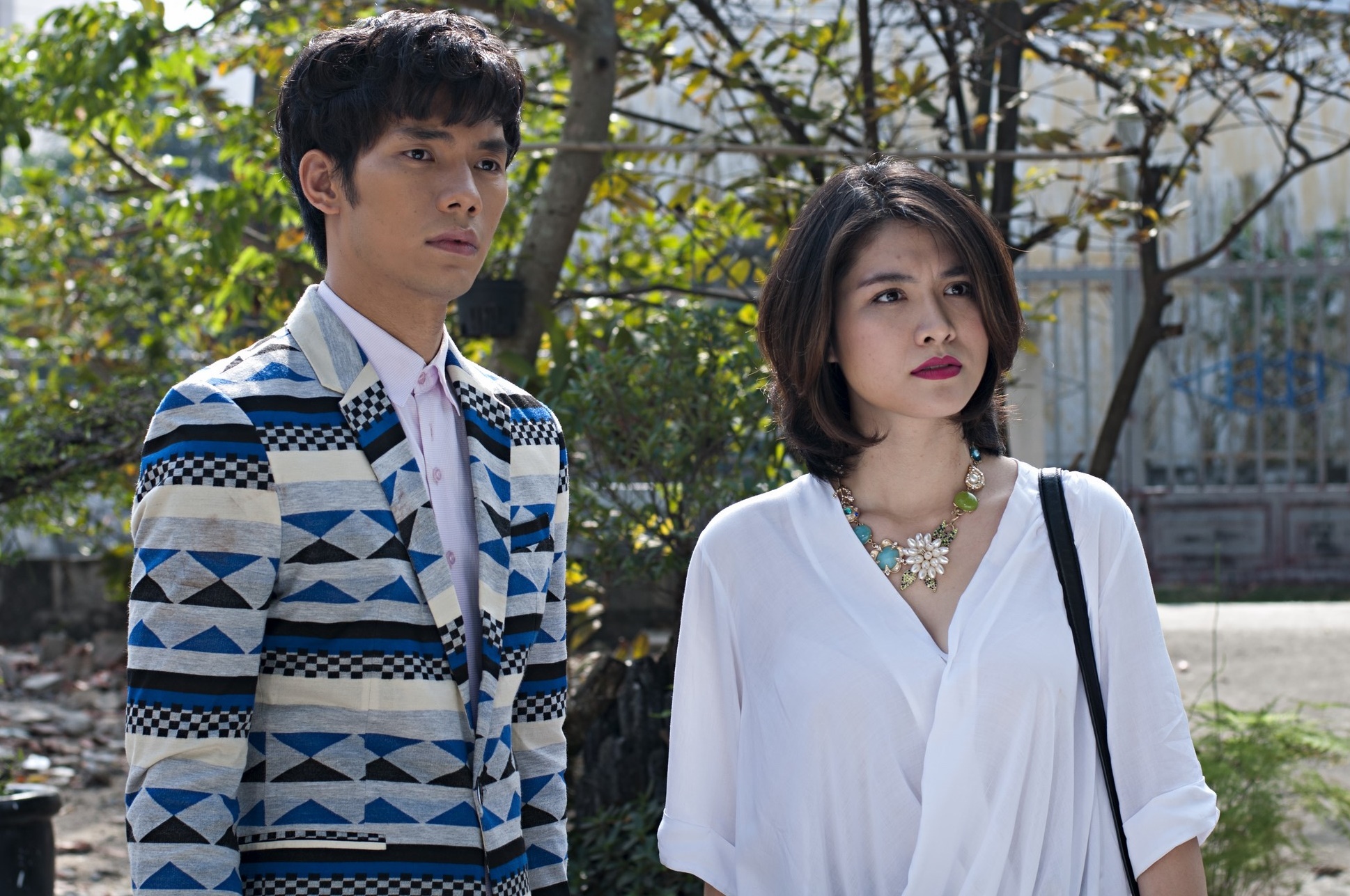 Trong phim truyền hình Ngoại tình với vợ, Bích Huyền vào vai Bảo Lan, người phụ nữ ích kỷ, nhiều toan tính nhưng được che giấu bởi gương mặt đẹp và lời nói ngọt ngào. Vì ghen ghét hạnh phúc của bạn thân Thủy Tiên mà cô cố tình quyến rũ doanh nhân Gia Huy (Nhan Phúc Vinh) để có thai và buộc anh phải cưới.