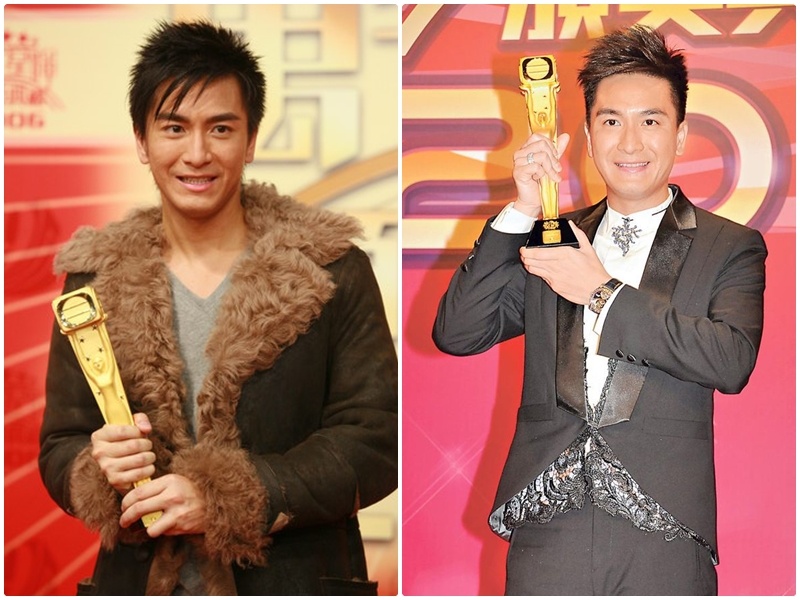 Mã Quốc Minh khi nhận giải thưởng TVB.