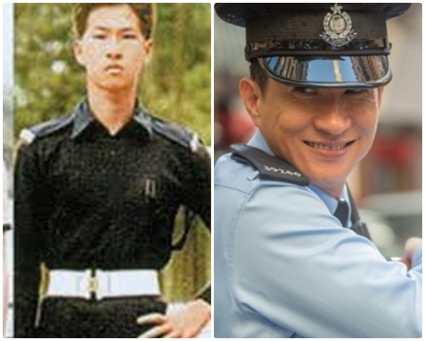 Trương Gia Huy khi làm cảnh sát và khi đóng phim