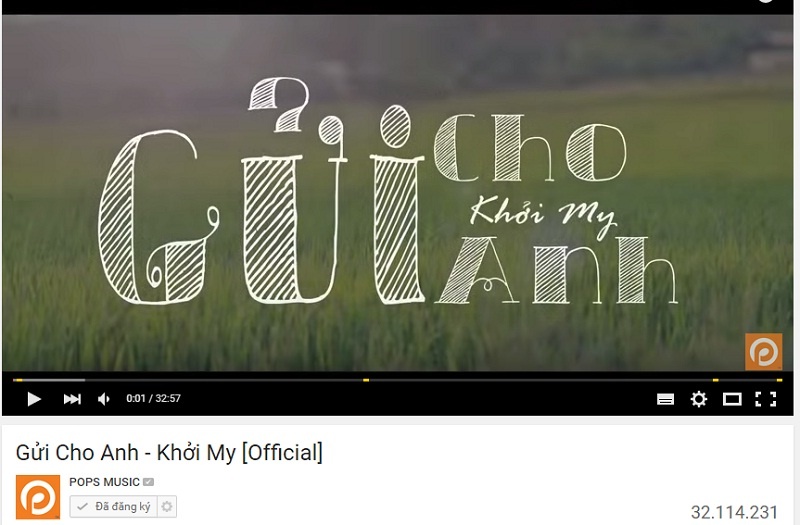 MV Gui cho anh - Khoi My hinh anh