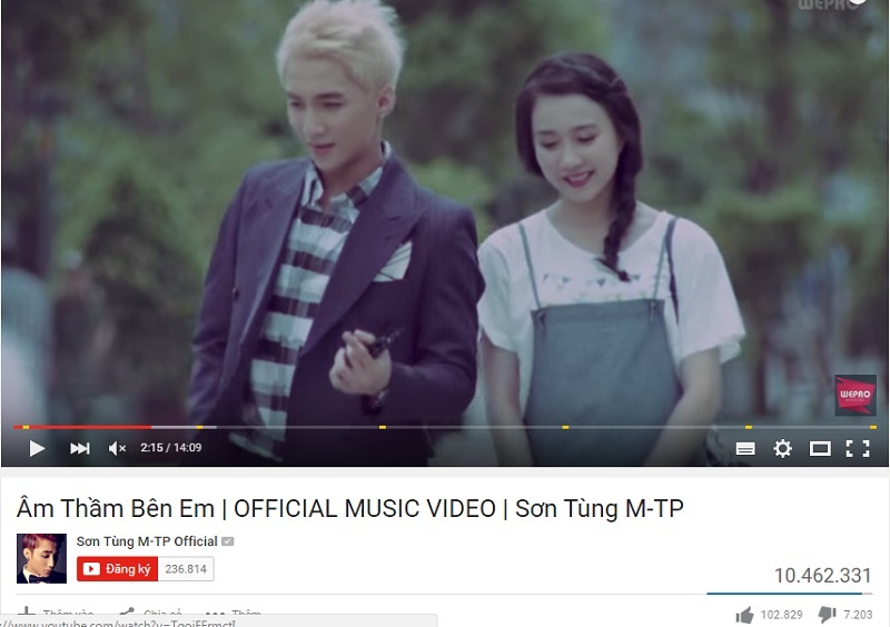 MV Am tham ben em - Son Tung M-TP hinh anh