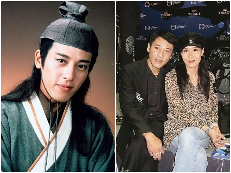 Lữ Tụng Hiền và vợ (phải).