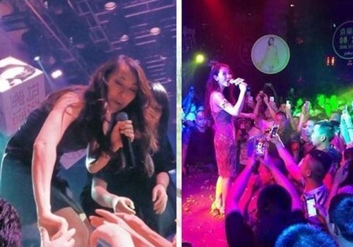 Viên Gia Mẫn liên tục nhận show ở hộp đêm.