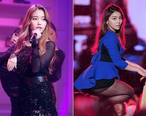 Ailee va IU doi dau san khau Kpop mua thu hinh anh