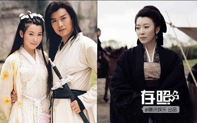 Trương Diễm Diễm từng gây chú ý khi tham gia phim Võ lâm ngoại sử cùng Huỳnh Hải Băng, Vương Diễm. Chỉ nhờ vai Chu Thất Thất, cô trở thành ngọc nữ màn ảnh cổ trang. Nhưng sau bộ phim này, cô gần như biến mất khỏi showbiz. Gần đây khi phim Lang gia bảng phát sóng, nhiều người ngỡ ngàng khi gặp lại cố nhân. Tiếc là, cô chỉ đảm nhận vai nữ phụ lướt qua màn ảnh. (Ảnh trái: Trương Diễm Diễm trong Võ lâm ngoại sử và ảnh phải là trong Lang gia bảng).