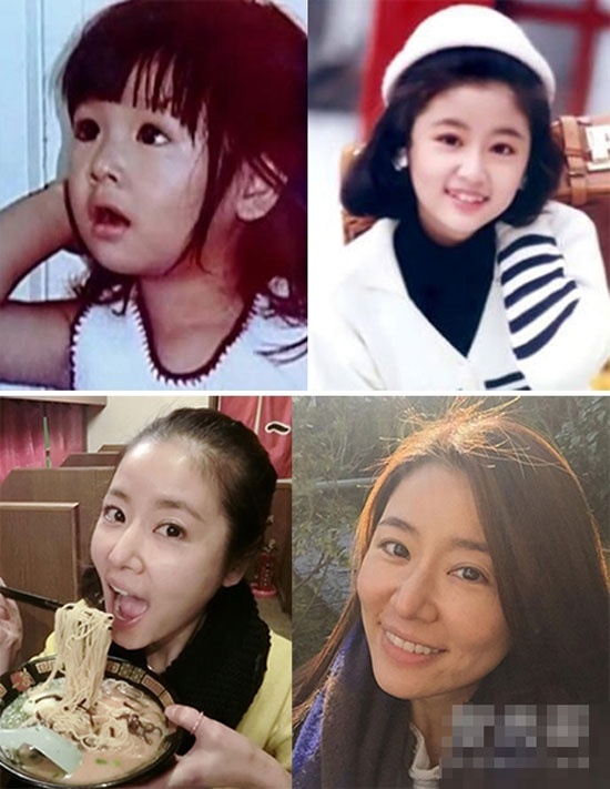 Lâm Tâm Như ngày bé nổi bật với vẻ tròn trịa, đáng yêu.