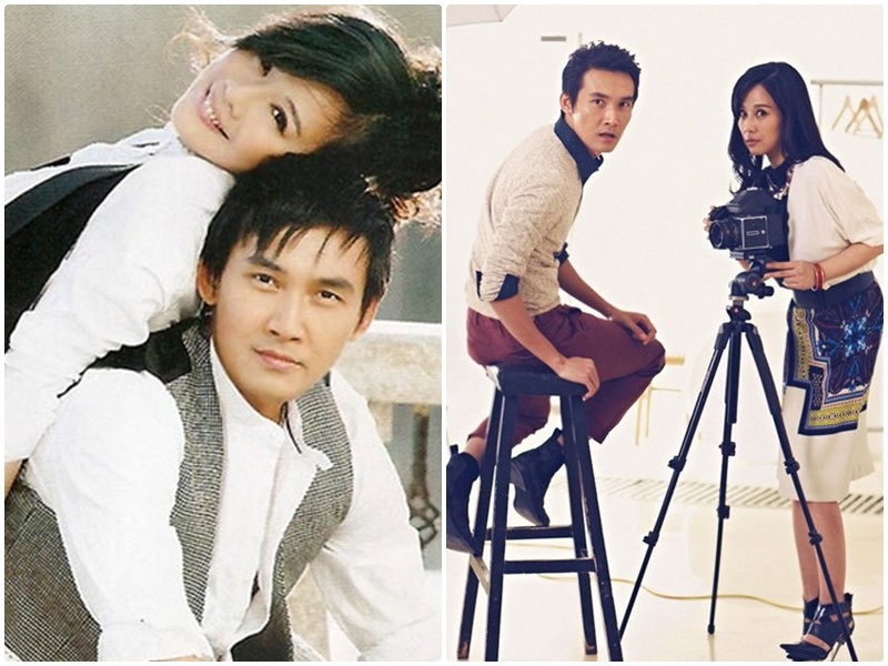 Trần Tùng Linh và chồng.