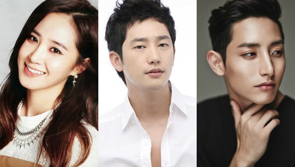 Yuri đóng phim cùng 2 mỹ nam đình đám Park Shi Hoo và Lee Soo Hyuk.