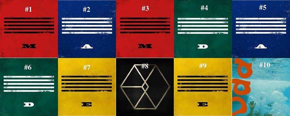 Album MADE của Big Bang áp đảo về lượt tải trong năm 2015.