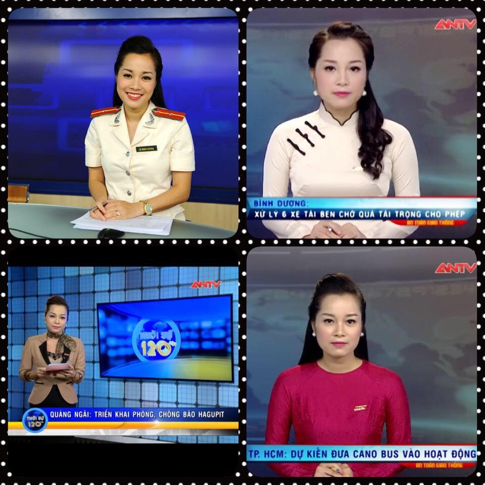 Minh hương hiện là BTV của kênh ANTV.