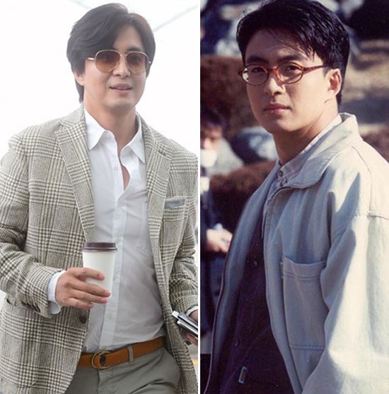 Khán giả Việt từng biết đến Bae Yong Joon hiền lành, lãng tử trong các bộ phim như Mối tình đầu, Thành thật với tình yêu, Bản tình ca mùa đông... Thân hình ngày 