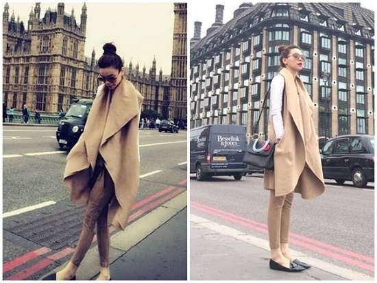 Có thể thấy bí kíp mix đồ layering của Hà Hồ đó chính là chú ý vào mix các mảng màu sắc sao cho phù hợp nhất, chiếc áo gile oversize có màu ton-sur-ton với quần skinny làm tăng tính thời thượng cho set đồ. 