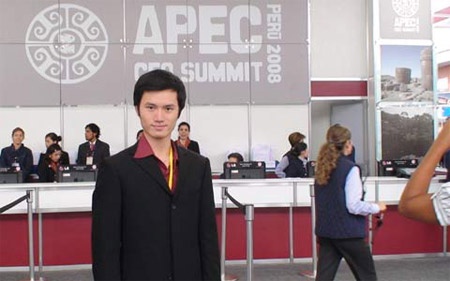Mạnh Tùng tại APEC - Peru (2008)