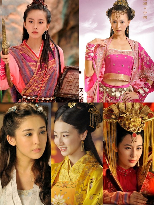 Hiên Viên Kiếm Thiên Chi Ngân cũng quy tụ sự góp mặt của nhiều người đẹp như Lưu Thi Thi (Thác Bạt Ngọc nhi), Đường Yên (Độc Cô Ninh Kha), Cổ Lực Na Trát (Tiểu Tuyết), Diệp Thanh (Như Yên), Lý Trình Viện (Thác Bạt Nguyệt Nhi)...