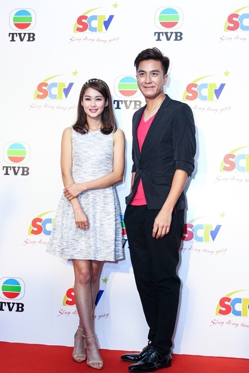 Sầm Lệ Hương và Mã Quốc Minh trong dịp đến Việt Nam.