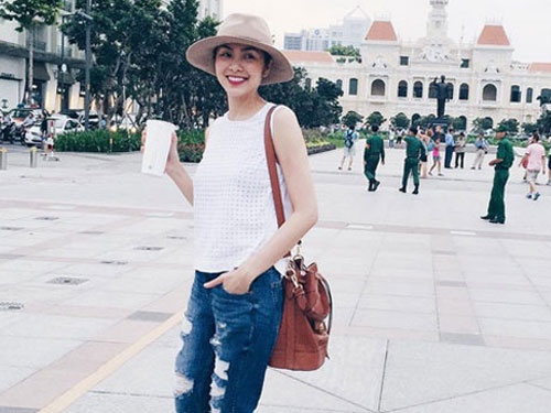 Denim cai bang mac van sang nhu my nhan Viet hinh anh