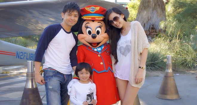 Gia đình hạnh phúc của Lâm Chí Dĩnh.