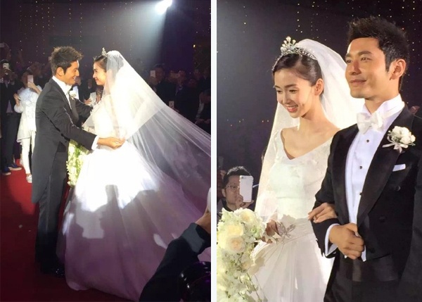 Đám cưới của Angelababy và Huỳnh Hiểu Minh tốn kém bậc nhất.