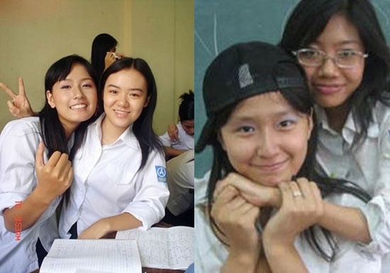 Hoa hậu Việt Nam 2006 Mai Phương Thúy ngày đi học rất tinh nghịch và cô bị cho mà có nhan sắc hạng trung bình.