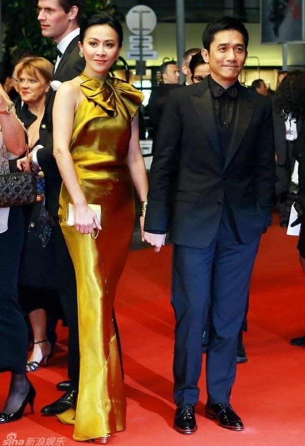 Lương Triều Vỹ và vợ Lưu Gia Linh.