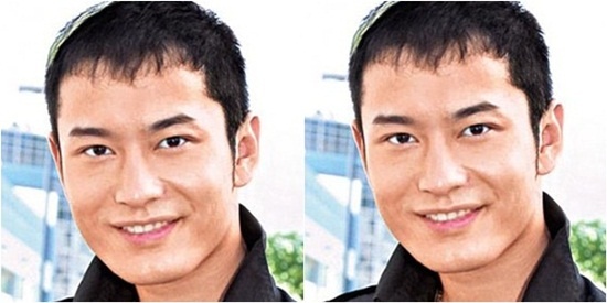 Gương mặt không xấu nhưng không thể so với hiện nay.