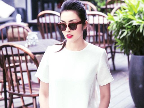 Bi quyet dep thanh lich voi vay lien than nhu my nhan Viet hinh anh