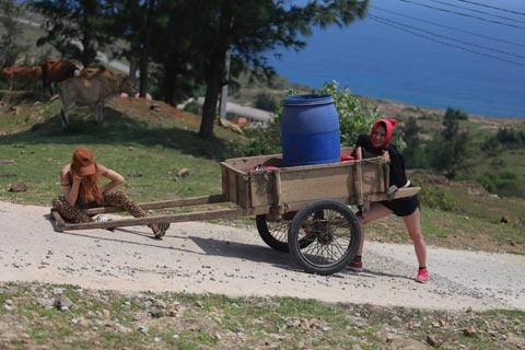 Trang Pháp gục ngã ở chặng đua Lý Sơn