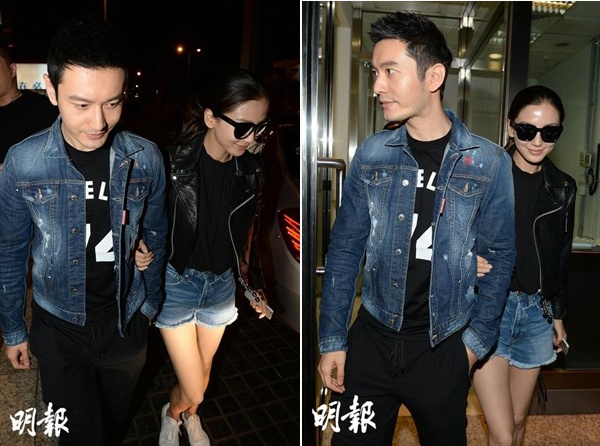 Trang phục jeans phối đối xứng khi hẹn hò.