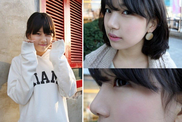 Có thể thấy từ khi còn là nữ sinh cho đến ngôi sao Kpop, Suzy vẫn giữ thói quen trang điểm nhẹ nhàng hoặc để mặt mộc. 