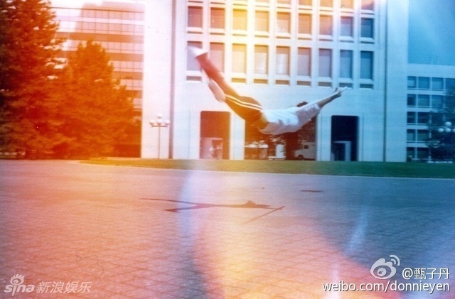 Khoảnh khắc đẹp như phim của Chân Tử Đan khi luyện tập năm 17 tuổi.