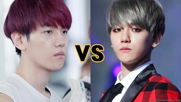 Bạn trai cũ của Taeyeon – Baekhyun thuộc nhóm EXO lộ rõ mắt một mí nếu không kẻ mắt đậm.