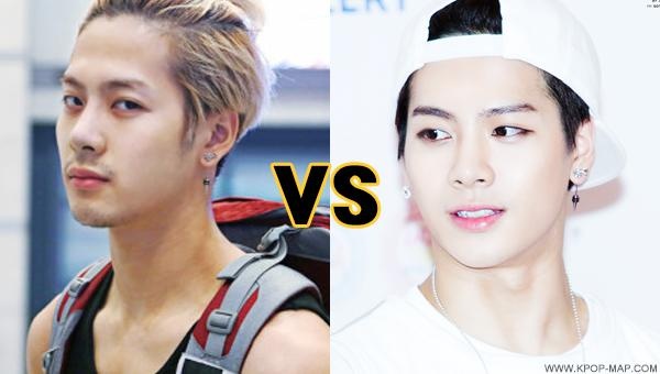 Không giống như hầu hết các đồng nghiệp, Jackson của nhóm GOT7 vốn sẵn có những đường nét hài hòa trên gương mặt nên không mấy khác biệt nếu thiếu đi eyeliner.