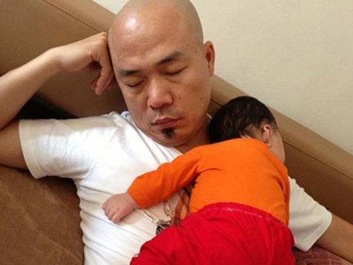 Hình ảnh đời thường hiếm hoi được ông bố 3 con chia sẻ trên trang mạng xã hội cá nhân…