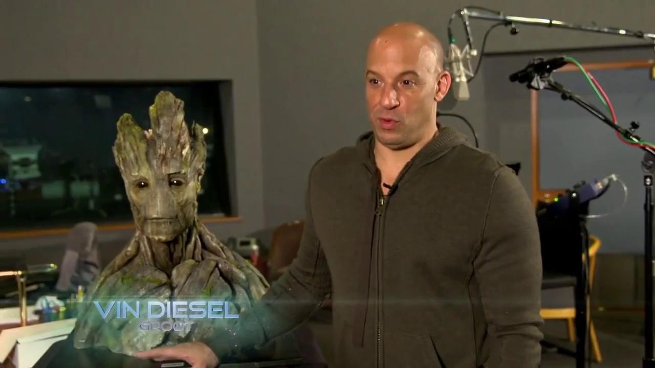 Vin Diesel – người lồng tiếng cho dị nhân Groot.