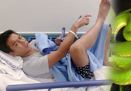 Tai tu TVB bi ran can tren phim truong hinh anh