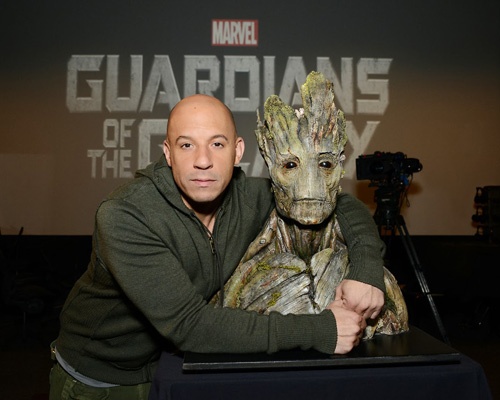 Vin Diesel muon Groot khong lo trong 'Guardians 2' hinh anh