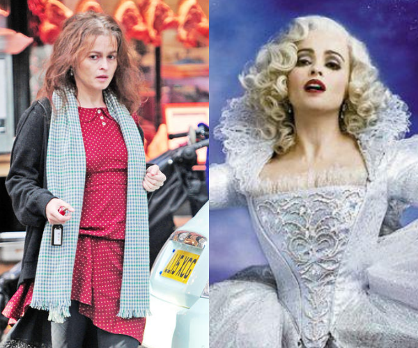 Hình ảnh Helena mới đây và trong phim Lọ Lem.