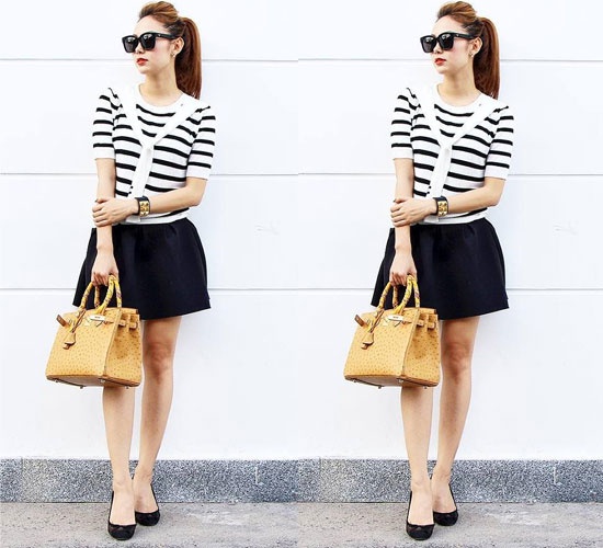 Váy yếm, chân váy ngắn chất liệu denim khỏe khoắn như Hương Giang Idol, Jennifer Phạm hay Trà Ngọc Hằng diện là item  được các cô gái trẻ rất yêu thích.