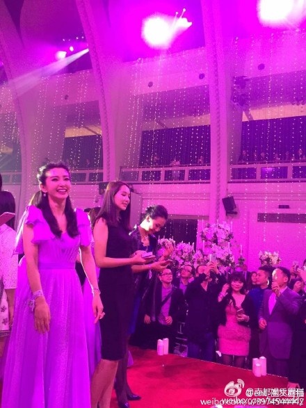 Hình ảnh Lý Băng Băng trong màn tung hoa.