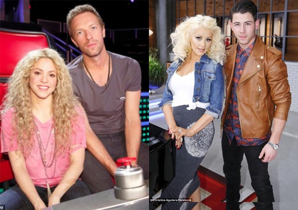 Các cố vấn như Chris Martin, Nick Jonas cũng gặp trục trặc về đời tư.