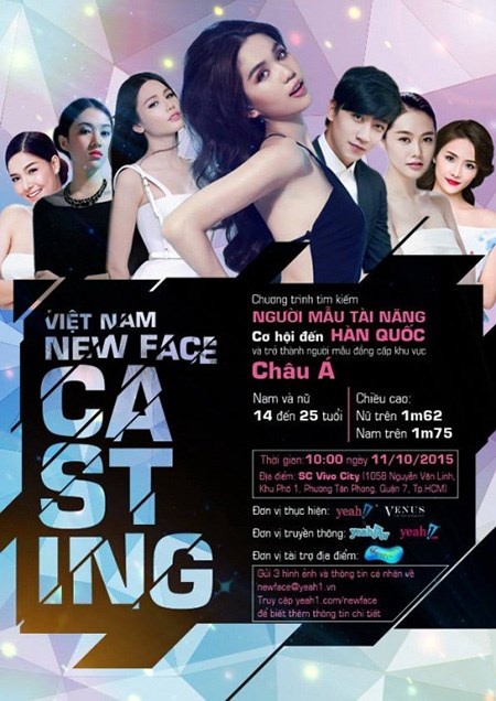 Hình ảnh cuộc thi “Tìm kiếm người mẫu châu Á” được quảng bá trên mạng xã hội. Ảnh: HB