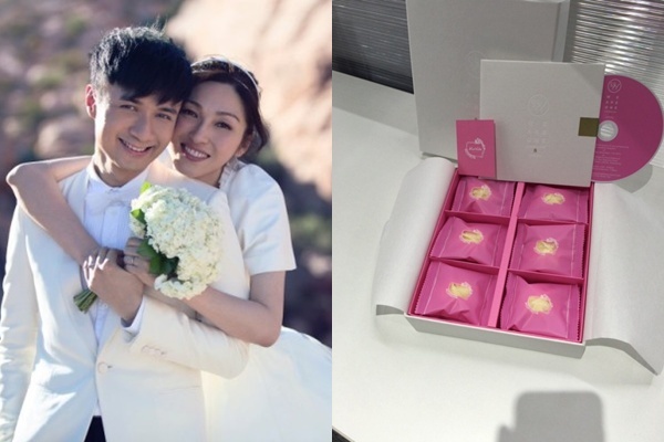 Quà cưới và thiệp cưới đặc biệt của cặp đôi.