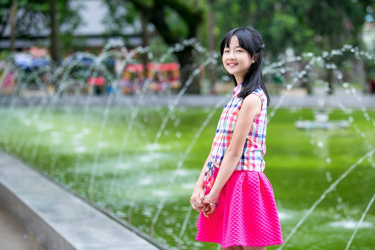 Khả năng diễn xuất tốt, nhập vai tự nhiên đã giúp Thanh Mỹ ghi điểm trong lòng các đạo diễn và khán giả. Mới đây, vai diễn cô bé Mận trong 