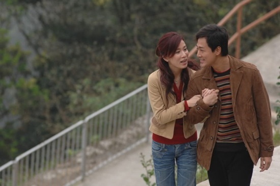 Xa Thi Mạn và Lâm Phong trong phim Vòng xoáy cuộc đời.