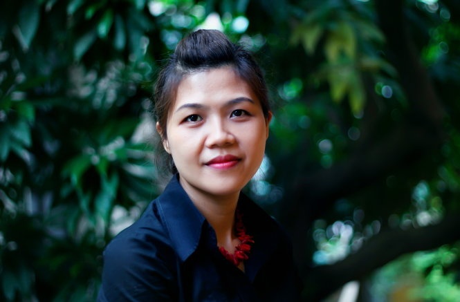 Nhà văn Đỗ Bích Thúy - Ảnh: N.Đ.Toán