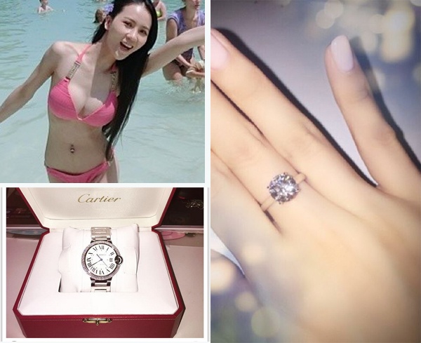 Miko công khai những món quà đắt tiền từ người tình.