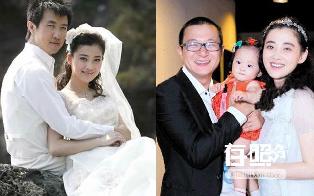 Mai Đình bên Yên Pha (trái) và người chồng thứ hai.