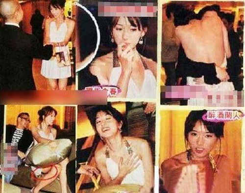 Hình ảnh tiếp tiệc đại gia từng khiến Lâm Chí Linh lao đao trong quá khứ.