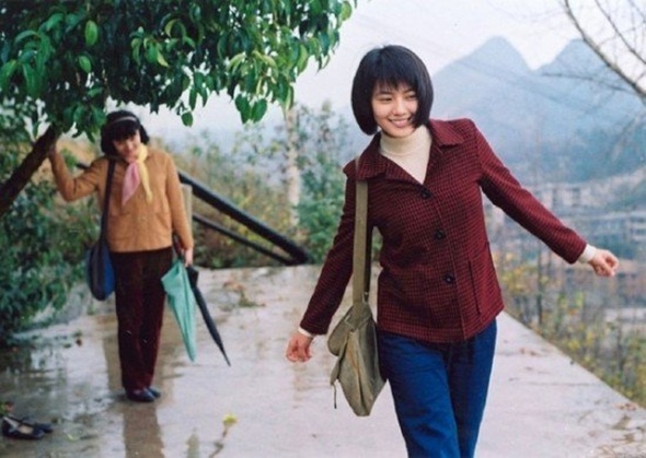 Tạo hình thôn nữ của Cao Viên Viên trong bộ phim Thanh Hồng.