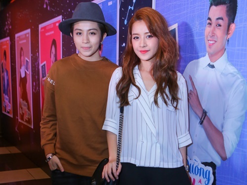 Chi Pu va Cuong Seven tranh cham mat trong su kien hinh anh